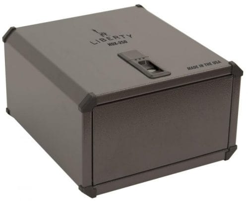 The Liberty 9G HDX-250 Biometric Smart Vault is designed to be compact and easy to access.