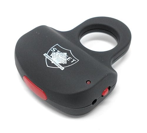 The Streetwise Sting Ring Stun Gun is a compact stun gun that features the newest design in personal protection