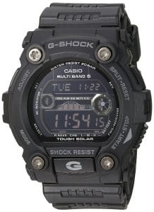 The Casio GW7900B-1 G-Shock is designed to provide durability during the roughest outdoor outings