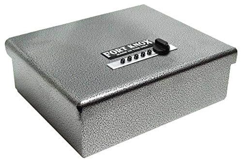 MS200 Gun Safe Steel Vault with Key Lock Can Fit Sub-Compact and Full Size 1911 