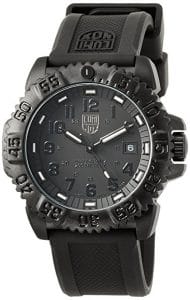The Luminox Evo Blackout Tactical Watch has one of the highest depth ratings