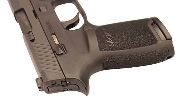 a picture of the SIG P320 grip contours