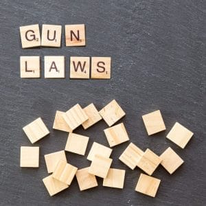 gun laws word in scrabble