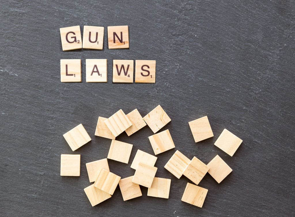 gun laws word in scrabble
