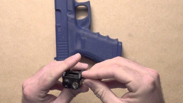 installing a pistol light