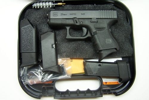 a picture of a new-in-box Glock 26 Gen4