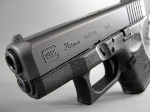 a close-up picture of the Glock 26 Gen4