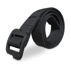 The Mission Elite Heavy Duty Tactical Web Belt is designed with concealed carry in mind