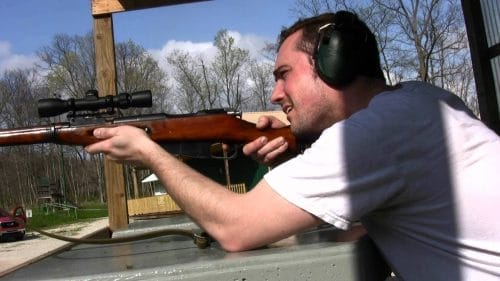 Shooting a Mosin Nagant with Scope