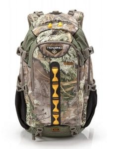 The Tenzing TZ 2220 Day Pack Hunting Backpack has a hip support that is fully padded