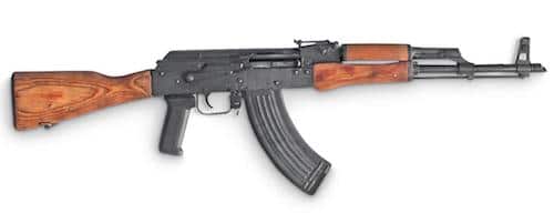 AK-47 WASR-10 are a good example of a truck gun assuming you want a semi-automatic rifle with a large magazine capacity