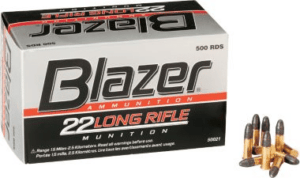 CCI Blazer 22LR Ammunition is often times is sold with 5,000 rounds per box