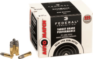 Federal AutoMatch Target 22LR Ammo is a great bullet for target practice