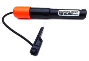 The Holland Lightning Strike Fire Starter is one of the larger fire starting devices