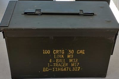 50 CAL Military Surplus Ammunition Can