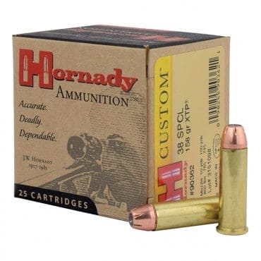Hornady XTP 38 Special Ammo