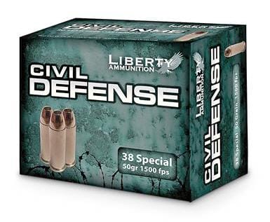 Liberty Civil Defense .38 Special Ammo