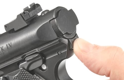 Ruger Mark IV rear button