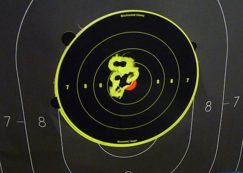 X-Treme Bullet Target Result