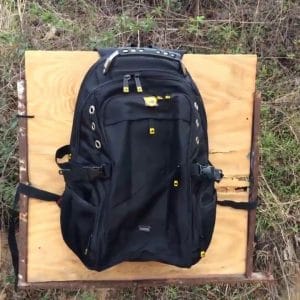 Bulletproof Backpack ballistic test