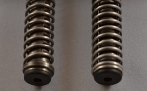 a picture of Gen 4 and Gen 3 recoil spring assemblies