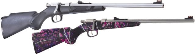 2 different versions of the Henry Mini Bolt Youth Rifle