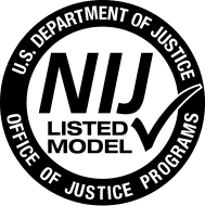 NIJ logo for the National Institute of Justice Compliant Product List