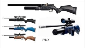 image of a selection of pcp airguns