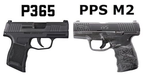 sig p365 vs walther pps m2
