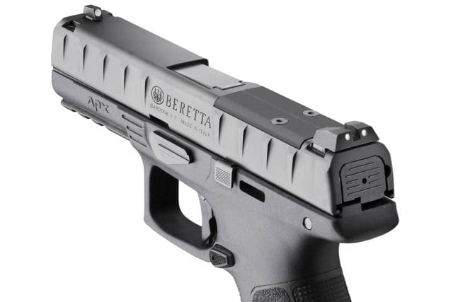 a picture of the Beretta APX sights