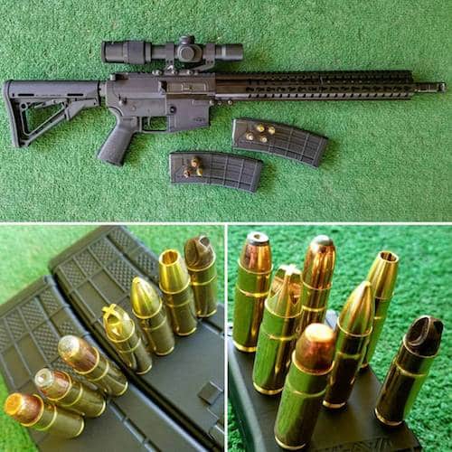 CMMG MkW ANVIL rifle for shooting in gun range