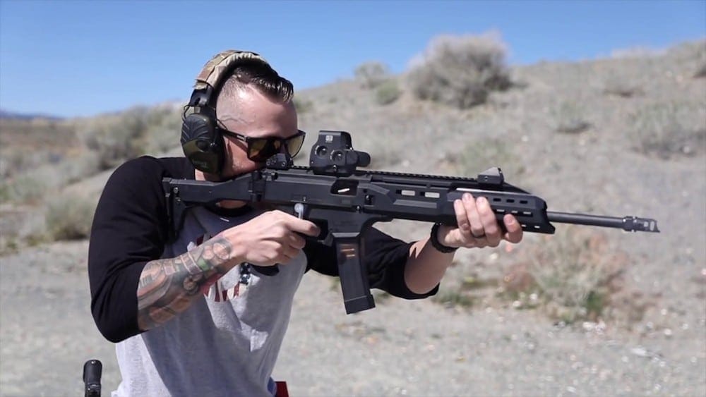 BFSIII for CZ Scorpion in gun range