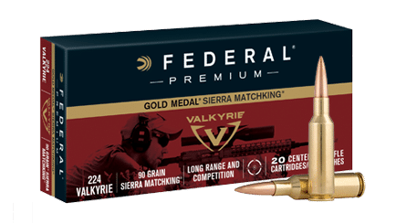 Federal 90 grain Gold Medal Sierra Matchking