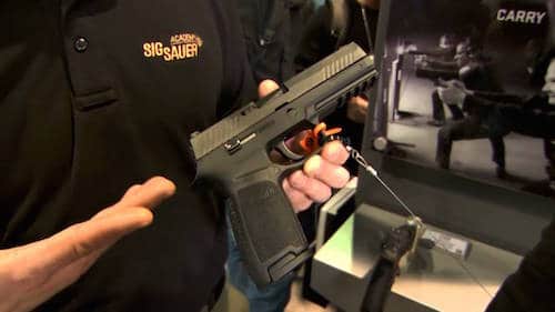 sig sauer p320 pistol at gun show