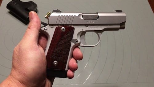 Kimber Micro 9 9mm locked and cocked