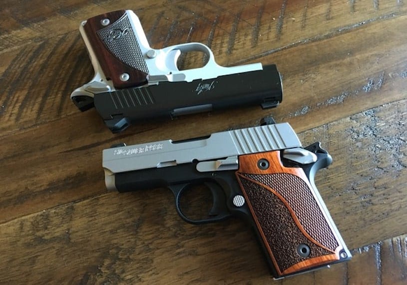We compare the Kimber Micro 9 vs Sig P938