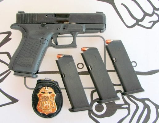 A picture the FBI's new standard issue sidearm