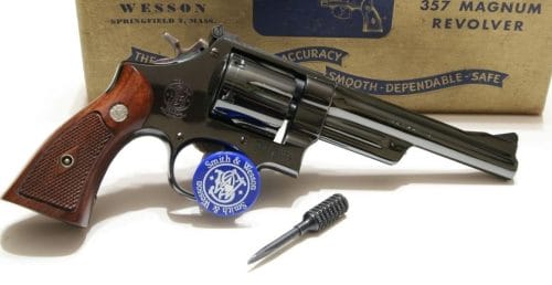 S&W Model 27 revolver with tool
