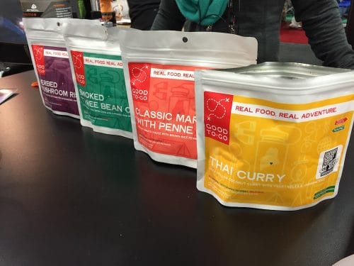 Good to go Survival Food Products offer more gluten-free and vegetarian options