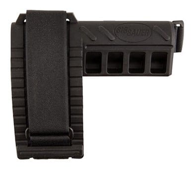 SIG Sauer SBX brace is a more compact and sleeker looking AR 15 pistol brace