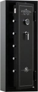 The Steelwater Standard Duty 16 Long Gun Fire Protection gun safe has upgraded protecting against fire and robbery
