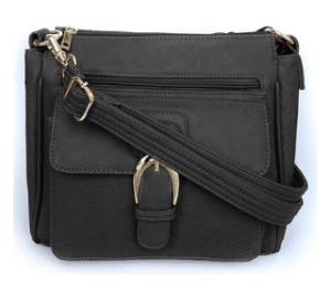 Roma Leathers Front Buckle Concealed Gun Handbag
