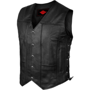 Alpha Leather Motorcycle Vest
