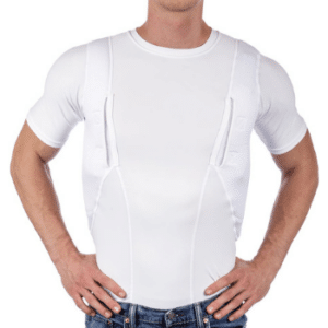 CCW Tactical Holster Shirt for Concealed Carry Compression Fit Clothing