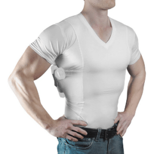 ConcealmentClothes Men’s V-Neck- Concealed Carry Holster Shirt