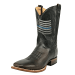 image of Roper Men’s Concealed Carry Thin Blue Line Sidewinder Cowboy Boots – Brown