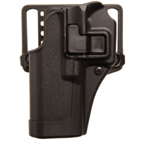the SERPA Concealment Holster by Blackhawk Has both belt loop and paddle attachment options