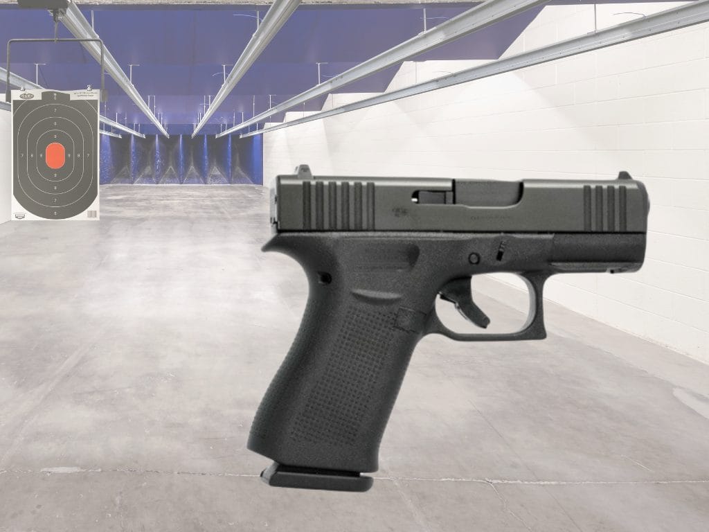 The Glock 43X semi automatic pistol with a 10 plus 1 round capacity is reviewed