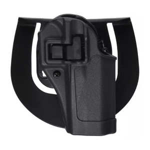 The Blackhawk Serpa Sportster Paddle Glock 23 Holster has a SERPA Auto-Lock retention system.