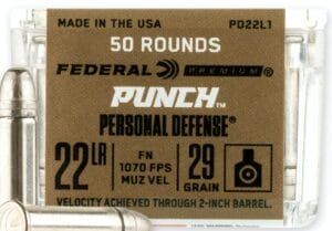 Federal Punch 22LR Self defense ammo is great for concealment